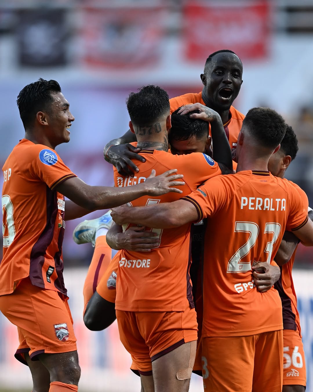 Borneo_FC_selebrasi