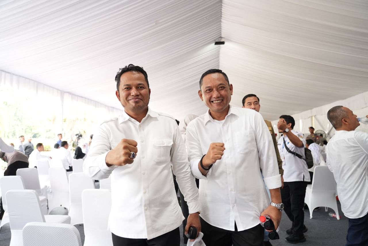 Gubenur Rudy Masud dan Wakil Gubernu Seno Aji